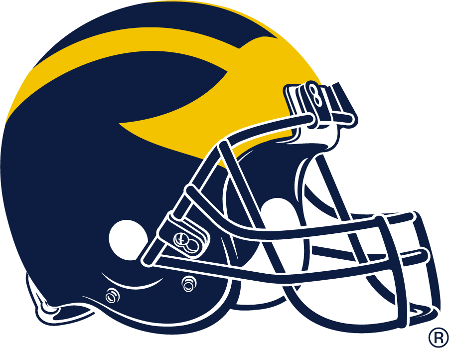 Michigan Wolverines 2016-Pres Helmet Logo diy iron on heat transfer